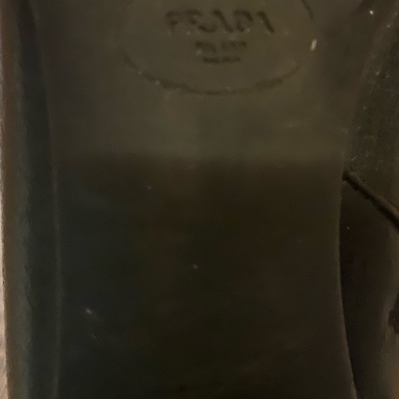 Prada black patent leather booties.  Size 38 1/2 (US size 8.5) - Picture 4 of 7